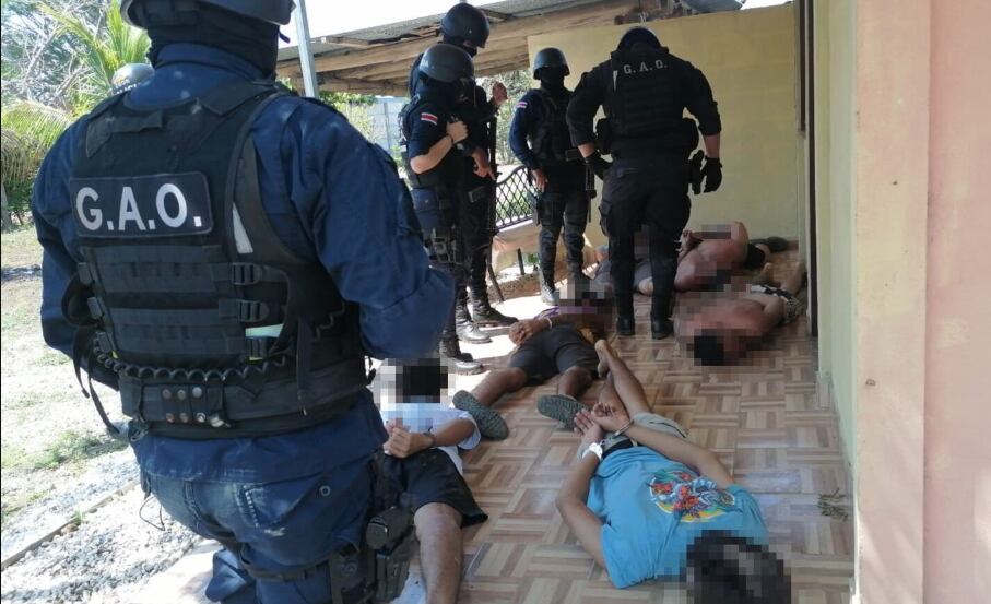 Detención de miembros de la banda de Caca'e Mono