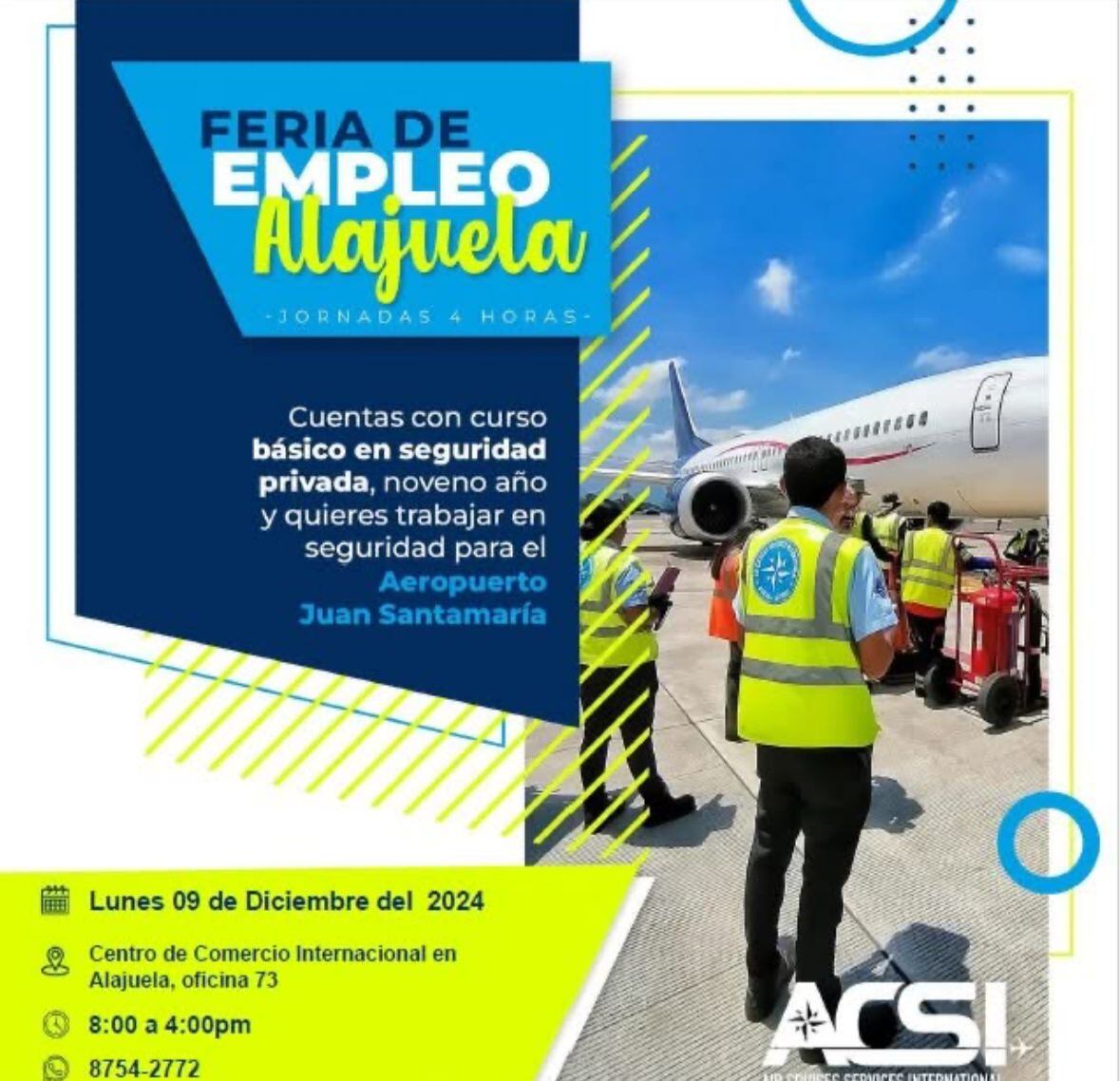feria de empleo en aeropuerto
