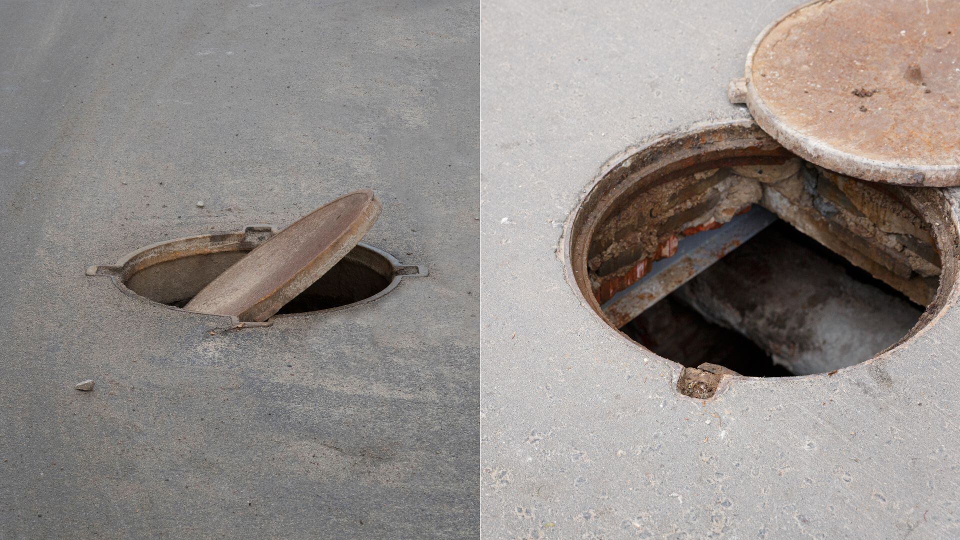 Tapas de alcantarillado