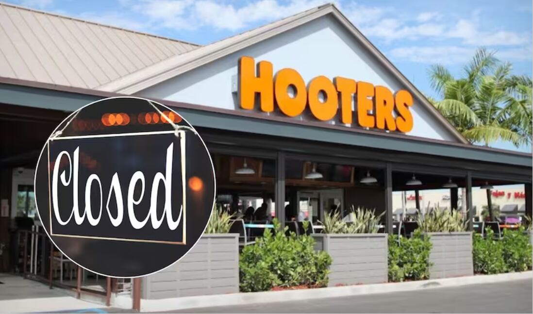 Fachada de un restaurante Hooters en Estados Unidos.