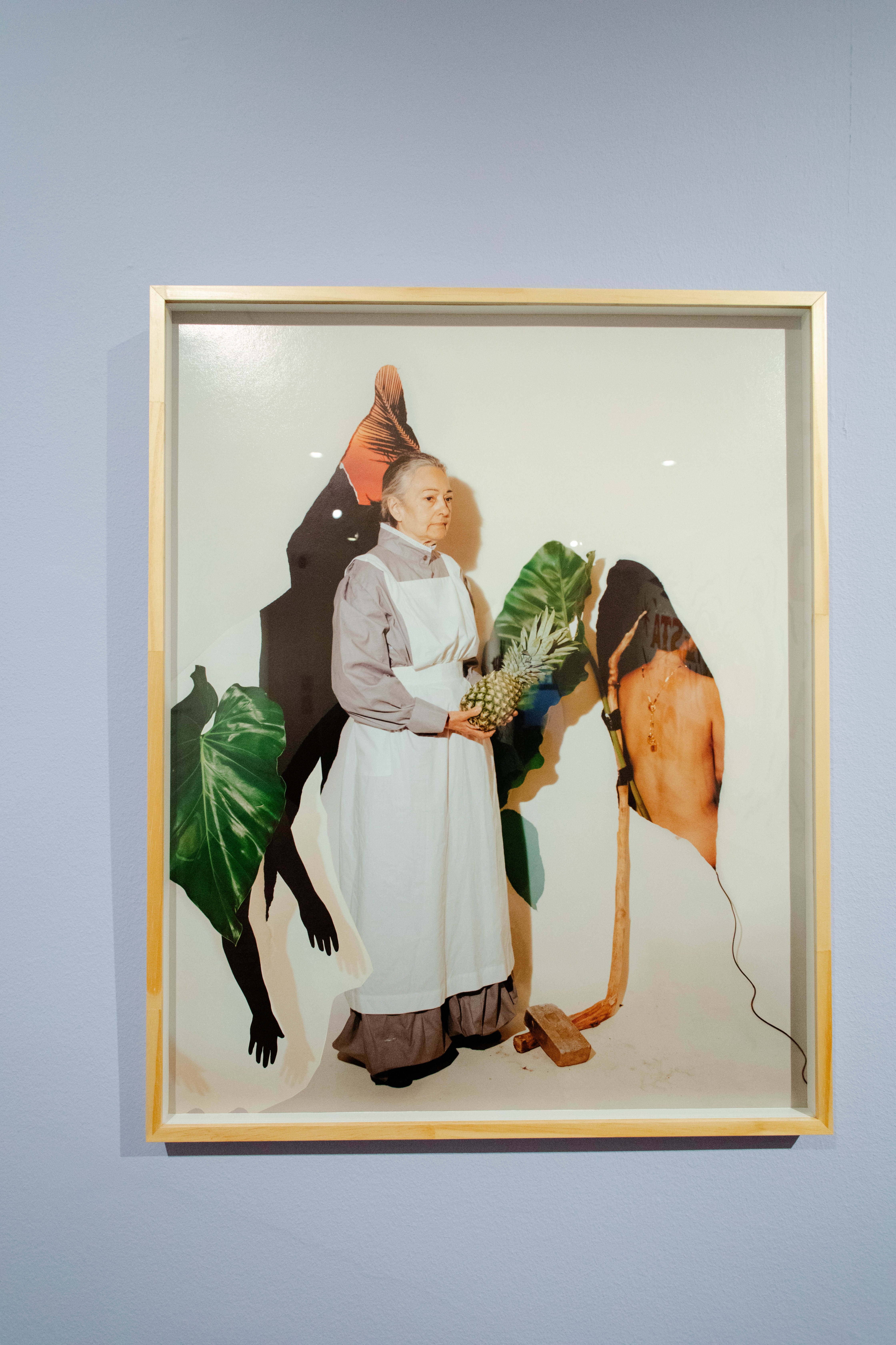 Vista parcial de 'Venas abiertas', de la artista Rachelle Mozman, exhibida en el Centro Cultural de España.