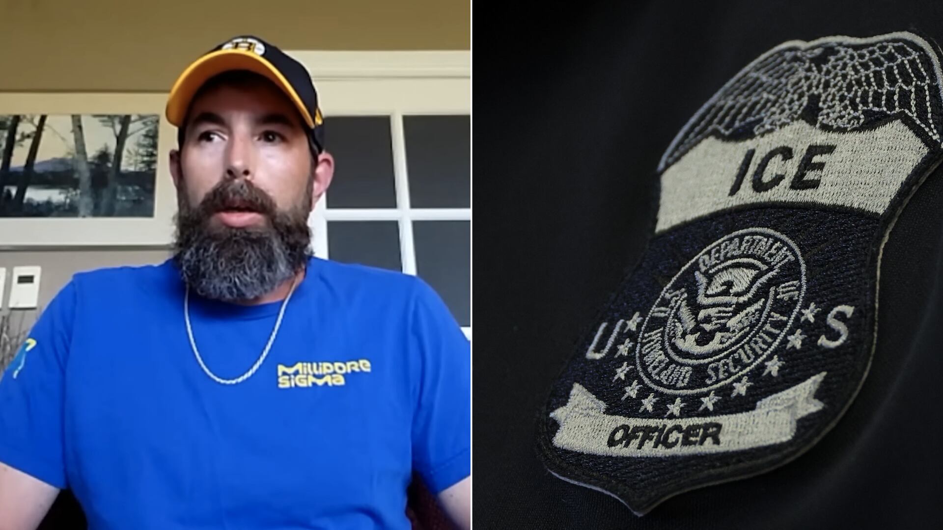 Chris Landry, simpatizante de Trump, quedó atrapado en Canadá tras ser rechazado por migración de EE. UU. por antecedentes judiciales antiguos.