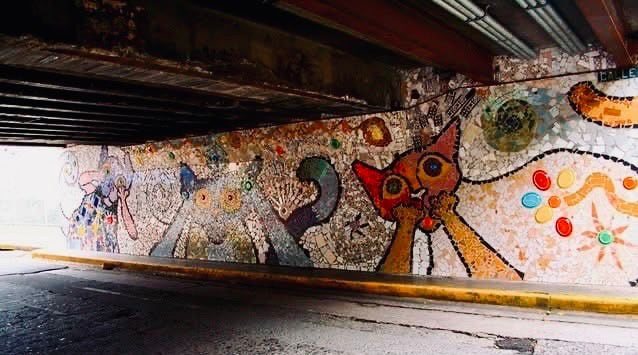 Mural de los gatos, en San José, de Carlos Tapia