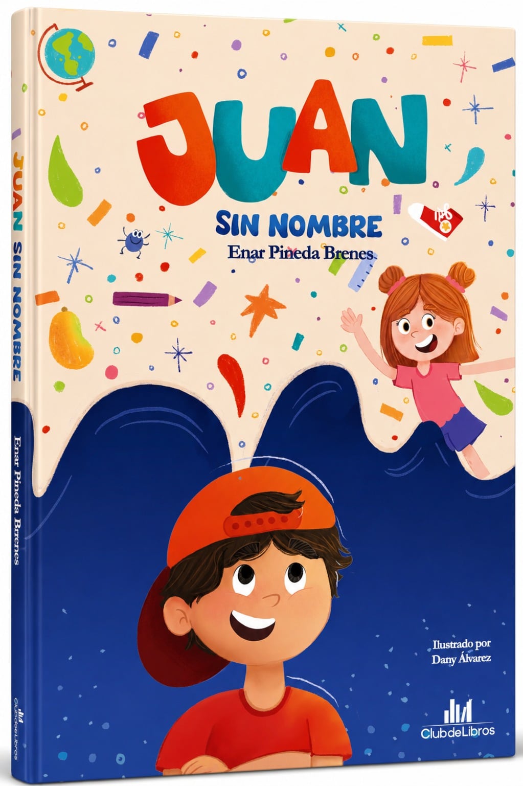 Así se ve la portada de 'Juan sin nombre', ilustrada por La obra cuenta con ilustraciones de la artista costarricense Dany Álvarez (@Chicapato)