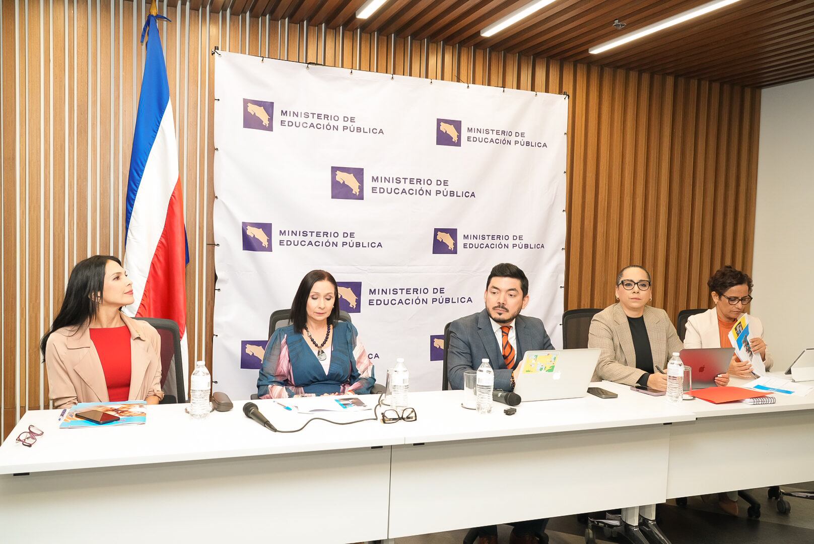 04/02/2025. Conferencia de prensa sobre el curso lectivo 2025. MEP. Torre Mercedes, San José. Fotografía: Lilly Arce.
