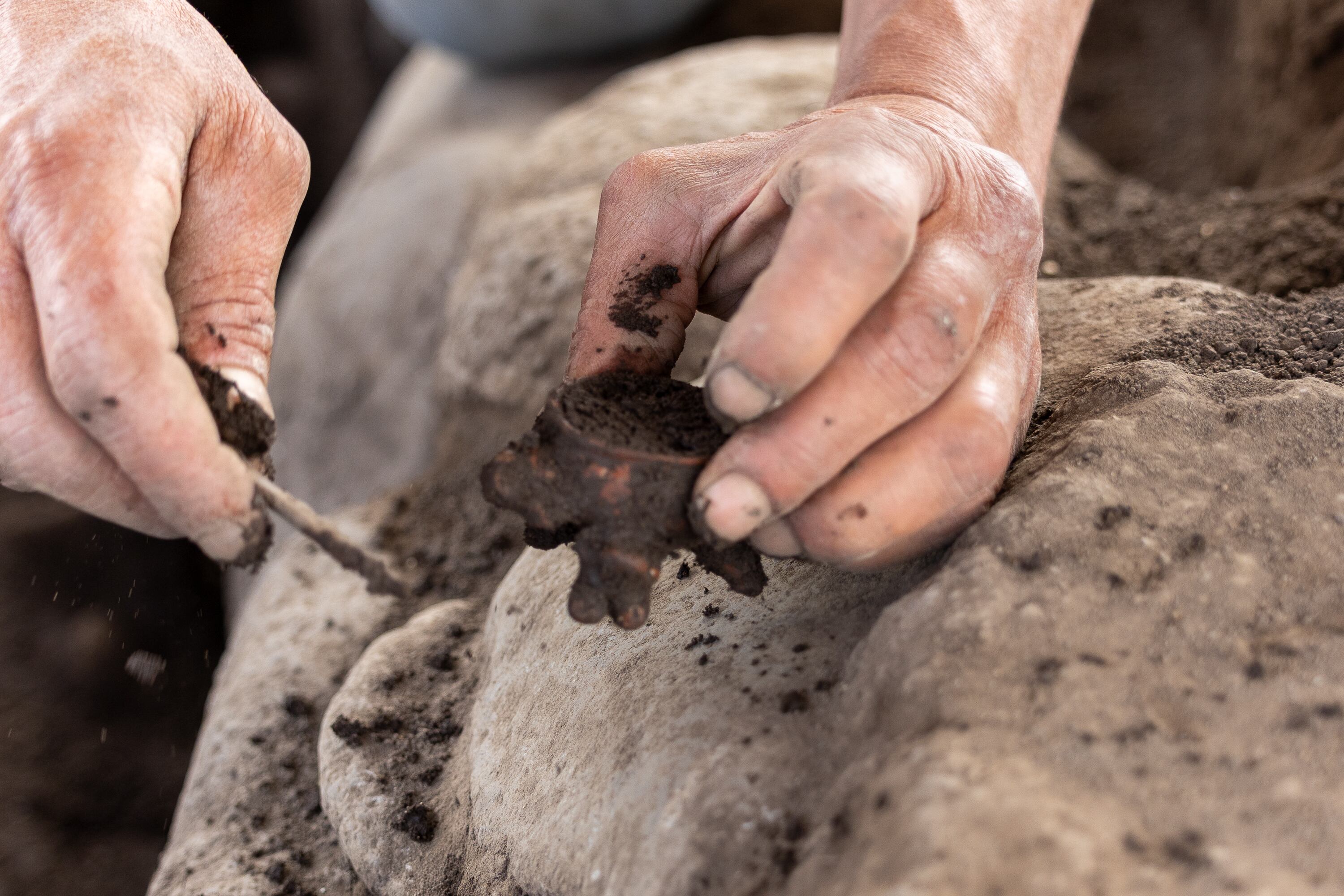 19/02/2025, Cartago, Agua Caliente, encuentran un cementerio arqueológico en un desarrollo habitacional que estaban en proceso de construcción encuentran Agua Caliente.