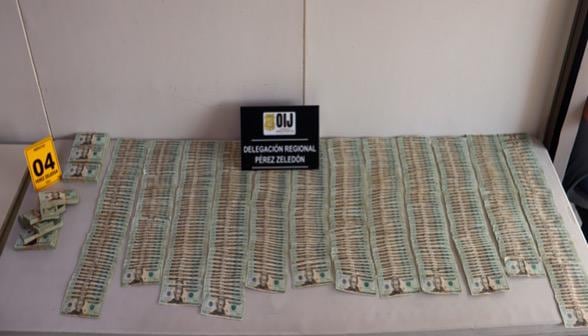 El OIJ decomisó una alta suma de dinero durante control policial en Pérez Zeledón.