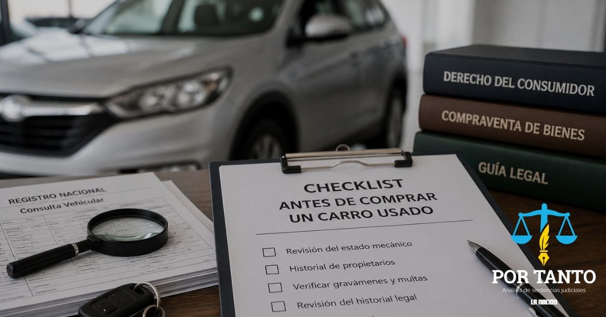 en la imagen generada con IA un escritorio con un checklist y un carro de fondo