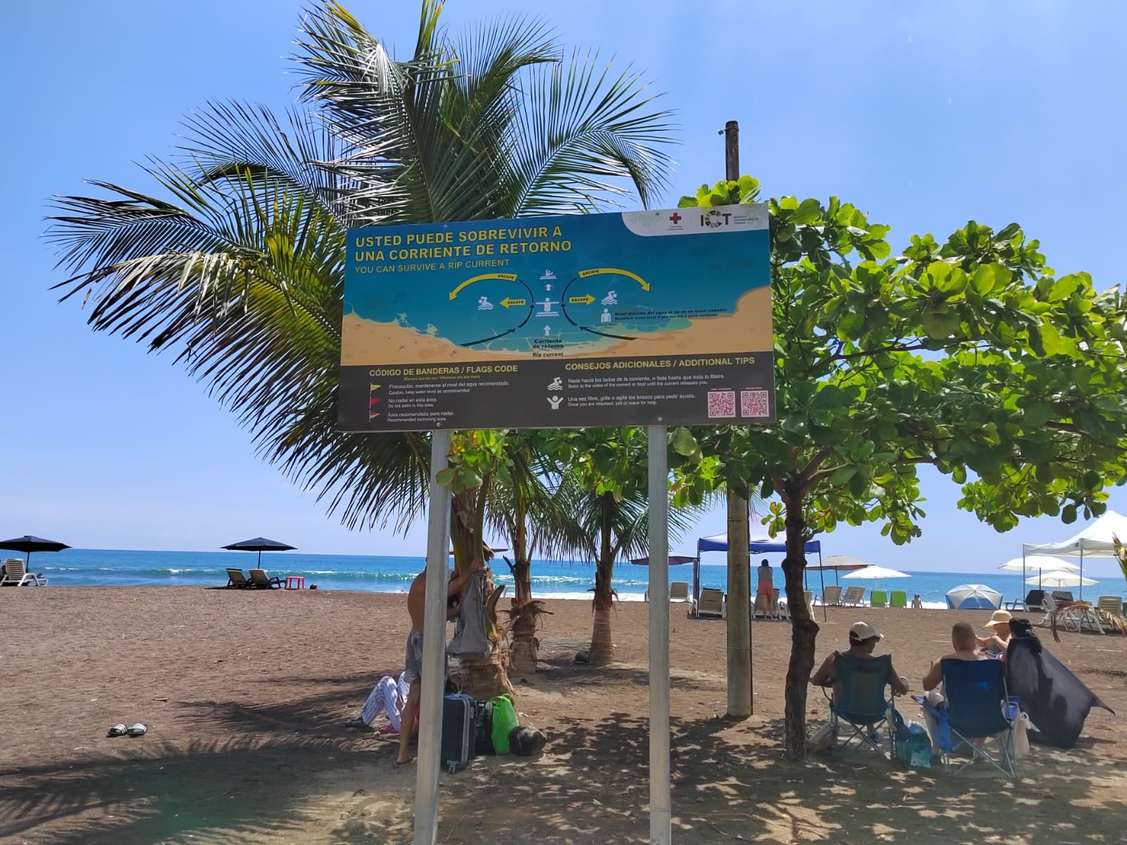 El ICT anuncia que la rotulación preventiva, acerca de las corrientes de resaca está colocadas en decenas de playas del país.