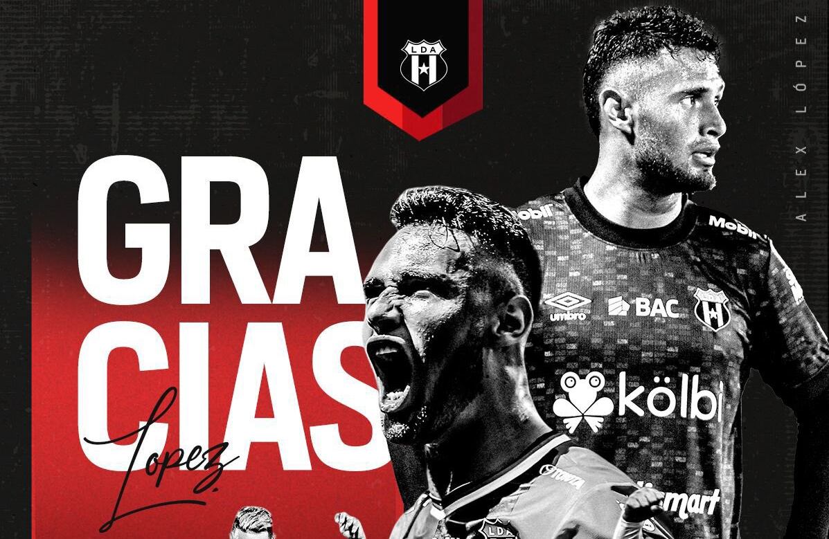Alex López dejó de ser futbolista de Liga Deportiva Alajuelense.