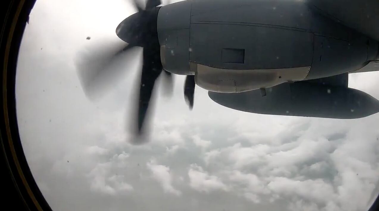 Ojo del huracán Eta