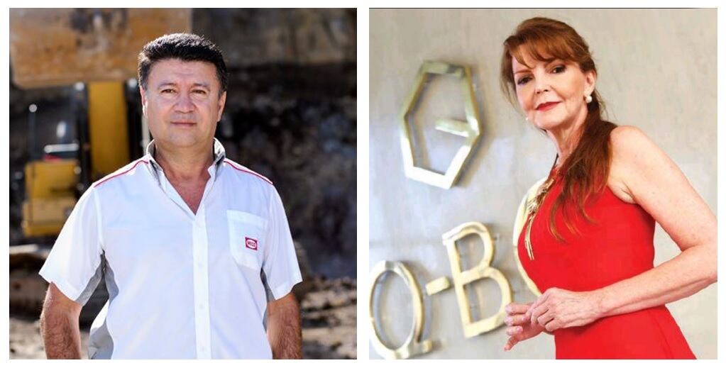 Carlos Cerdas, dueño de Meco y Mélida Solís, dueña de H. Solís. Fotos Archivo.