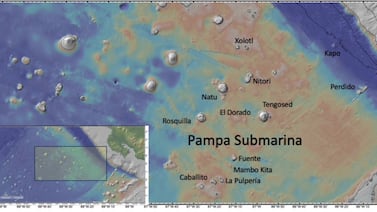 La ‘pampa submarina’: los nuevos sitios descubiertos en el fondo de Guanacaste