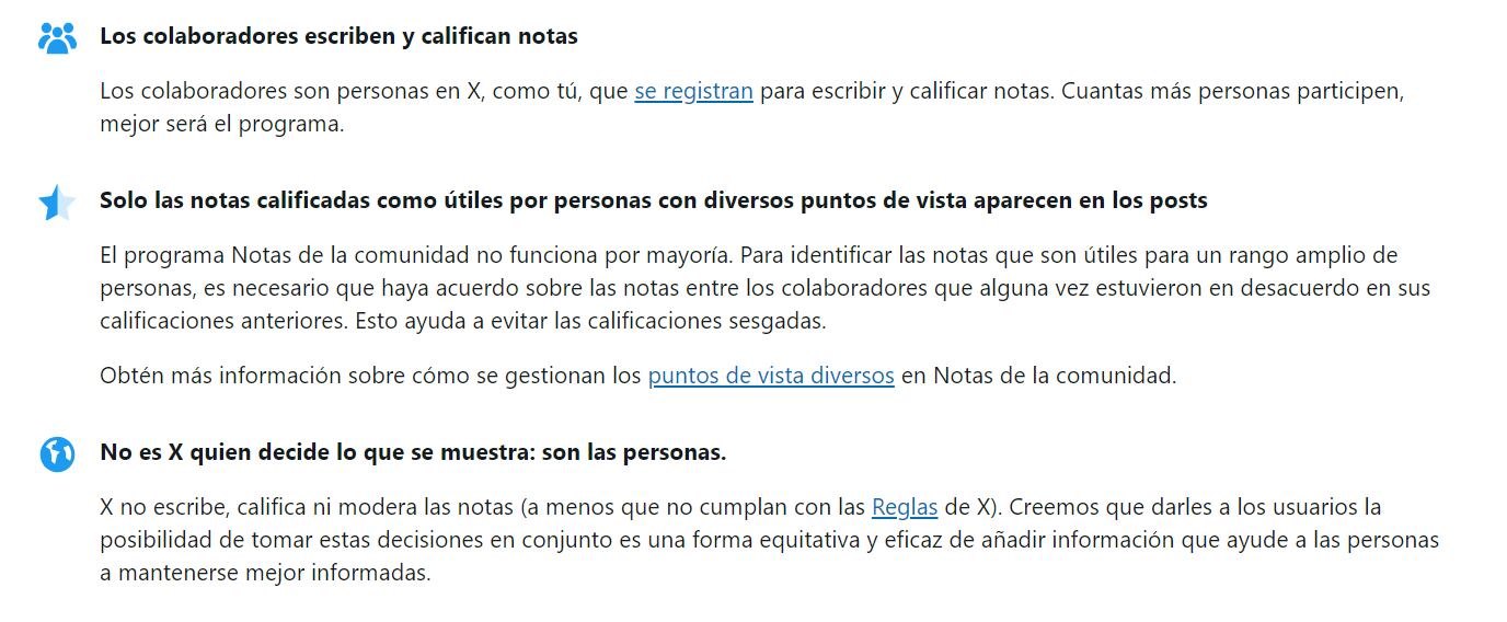 Si ve un post con una card y una nota de Notas de la comunidad, puede calificarla según qué tan útil le parece la nota.
