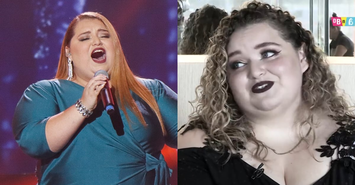 Valery Álvarez, exartista de 'Nace una estrella' dio a conocer que durante el programa recibió fuertes críticas por su peso. A la izq una foto del 2023 y a la der su estado actual.