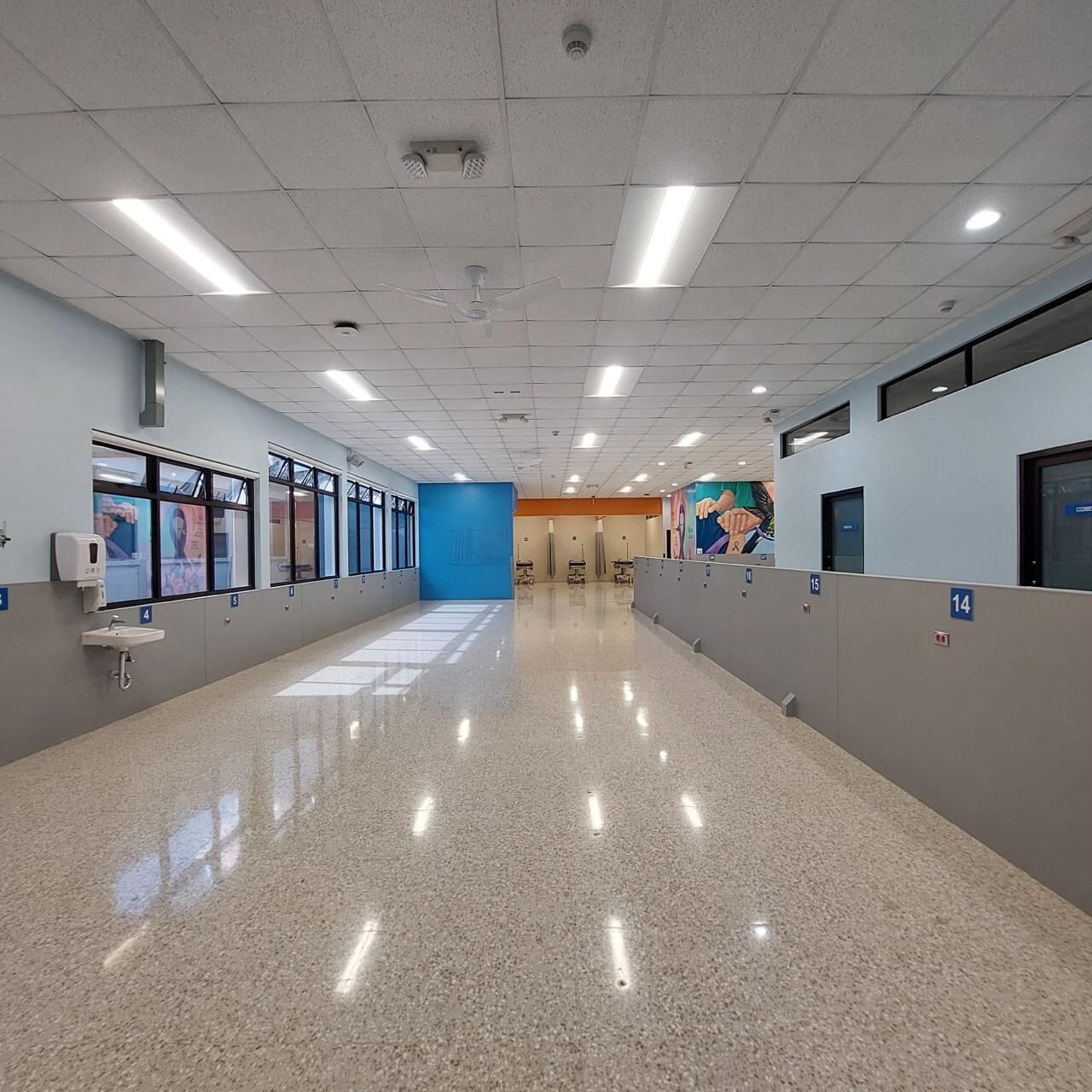 La obra de ¢110 millones permite atender a 34 pacientes a la vez y ofrece un entorno cálido y accesible para ellos y sus acompañantes.