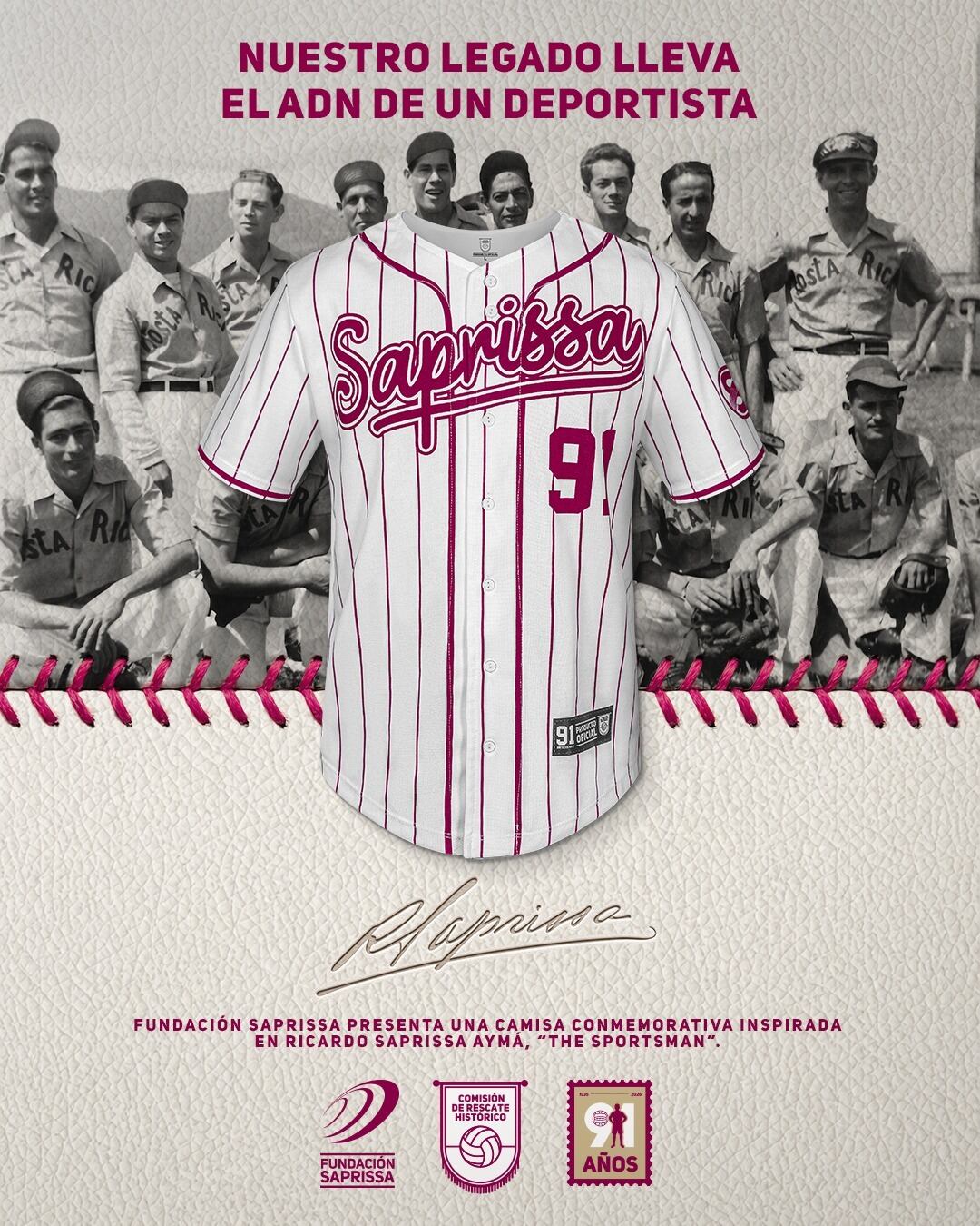 Saprissa presentó una nueva camisa de colección