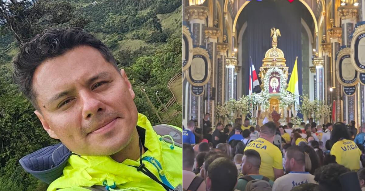 Más de 700 personas de la zona sur se unieron a la romería en diferentes tramos. Johnny López, periodista de Teletica, los acompañó.