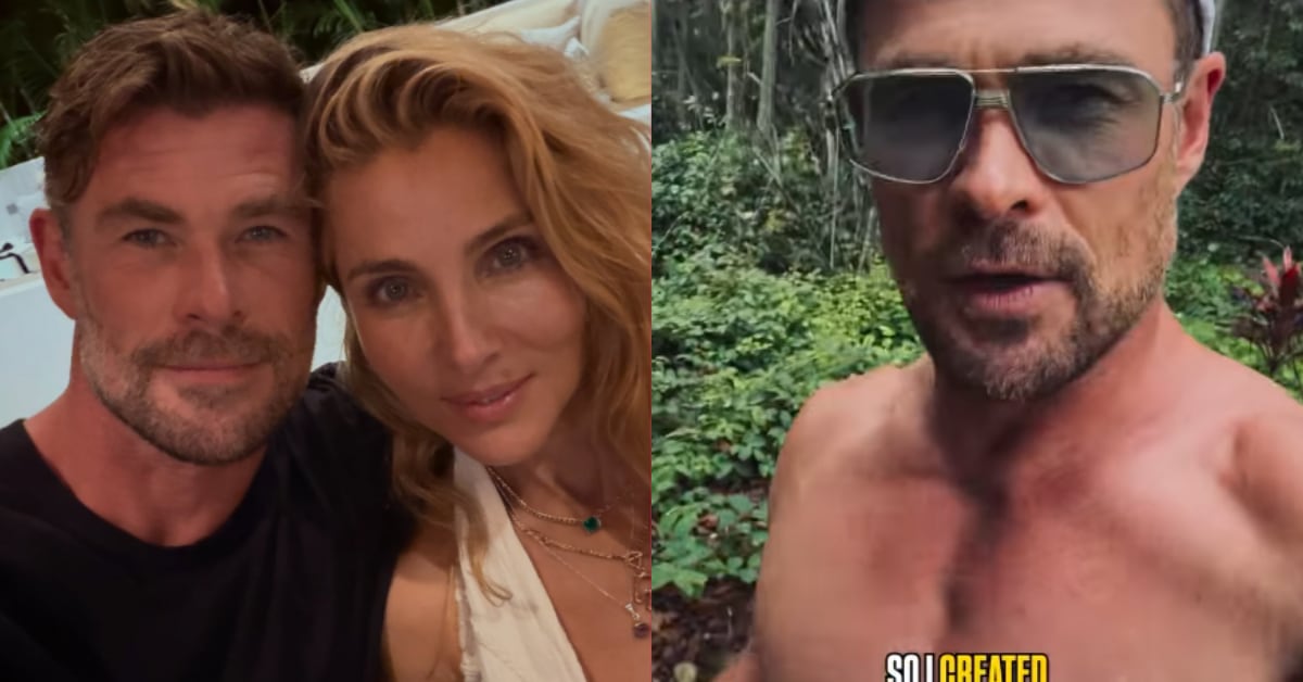 Chris Hemsworth visitó el territorio nacional para celebrar el cumpleaños de su esposa, la actriz española Elsa Pataky
