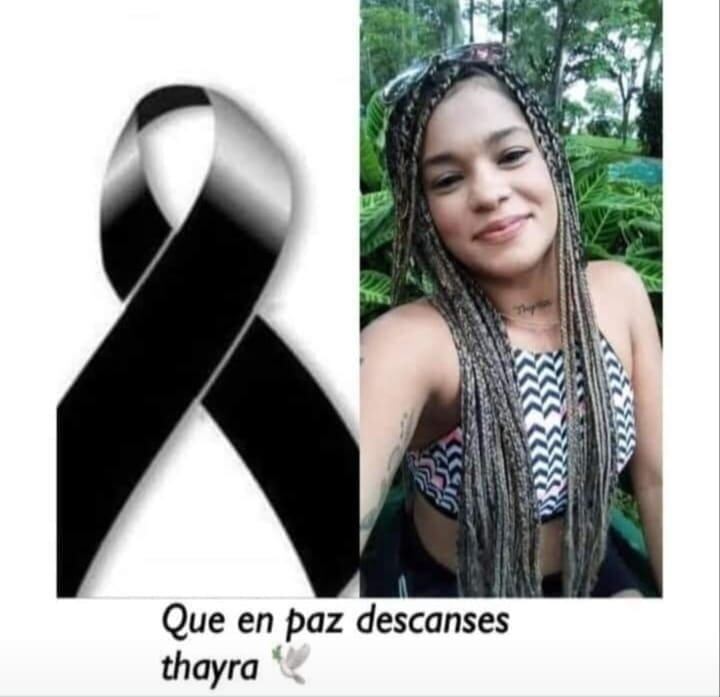 En redes sociales proliferan los mensajes de solidaridad ante la muerte de la joven cuyo cuerpo fue hallado este lunes en el baño de una casa en Guápiles. Foto: Cortesía Río Jiménez Noticias.