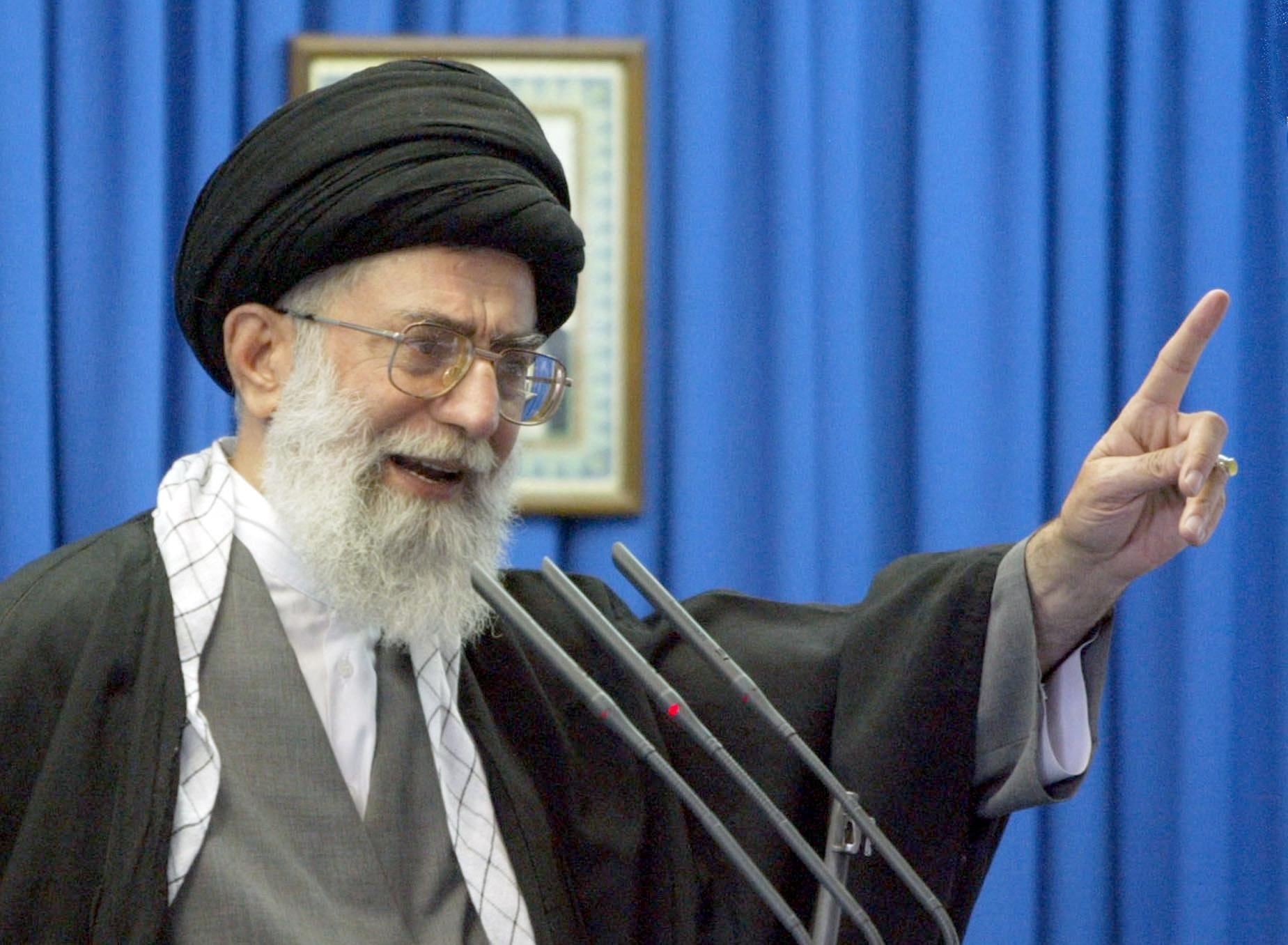 Alí Jameni, líder supremo de Irán.