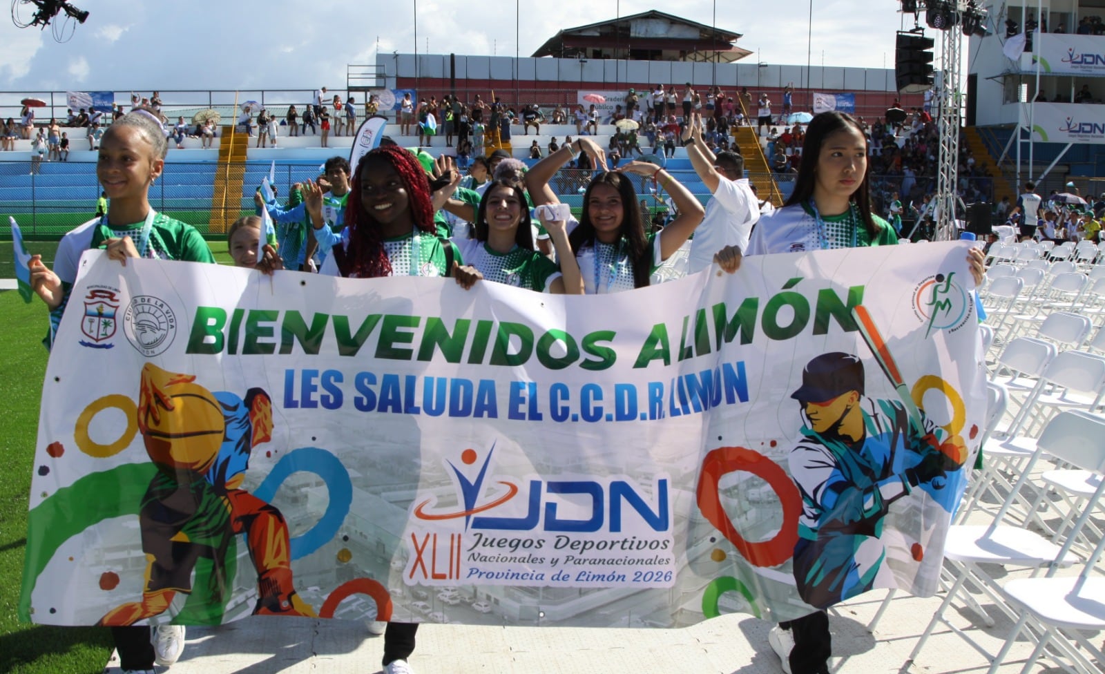 Juegos Nacionales Limón 2026
Inauguración
Estadio Juan Gobán
12 de enero del 2026
Cortesía: Icoder