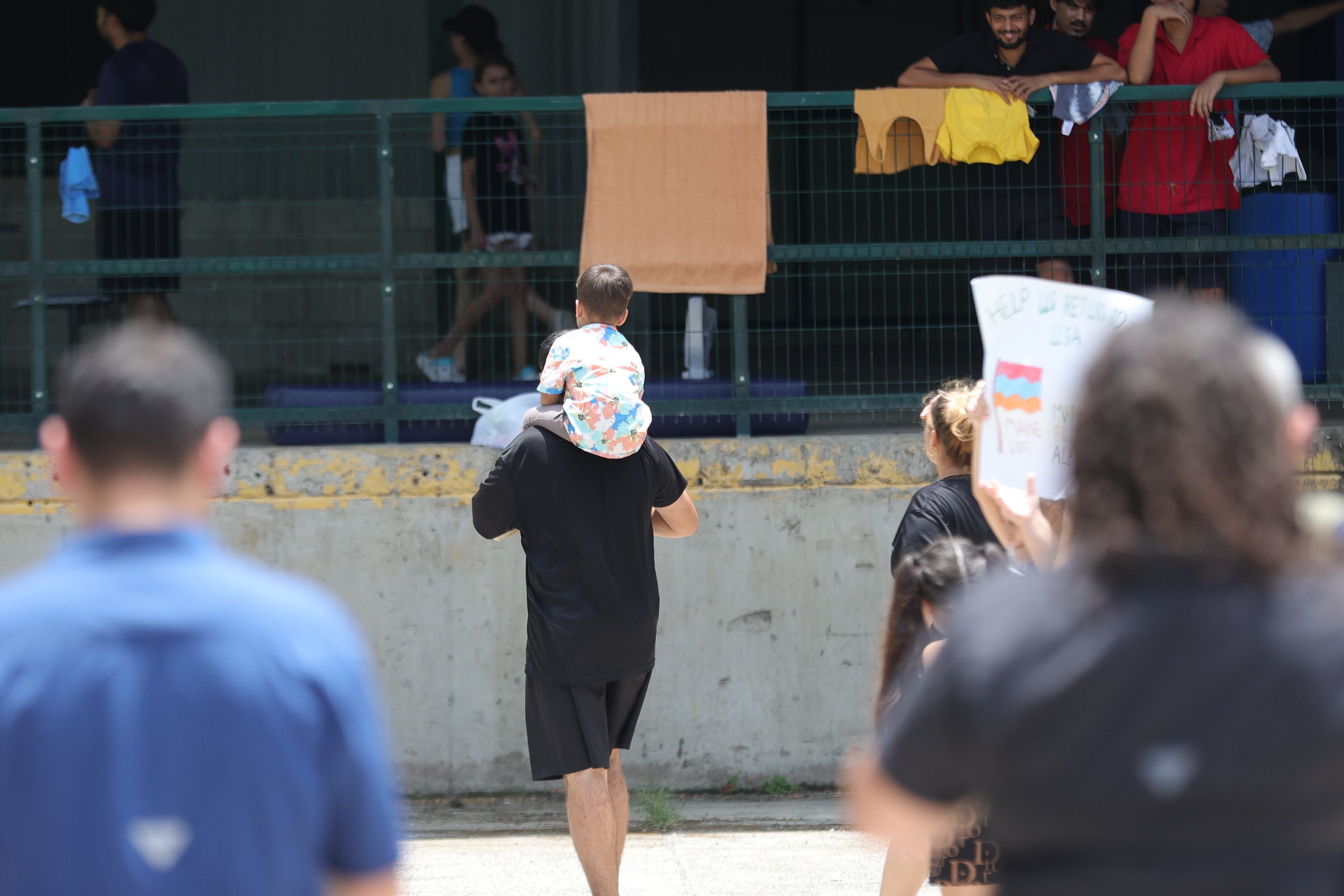 Migrantes en condición de tránsito en el CATEM zona sur Corredores / Fotografía: John Durán