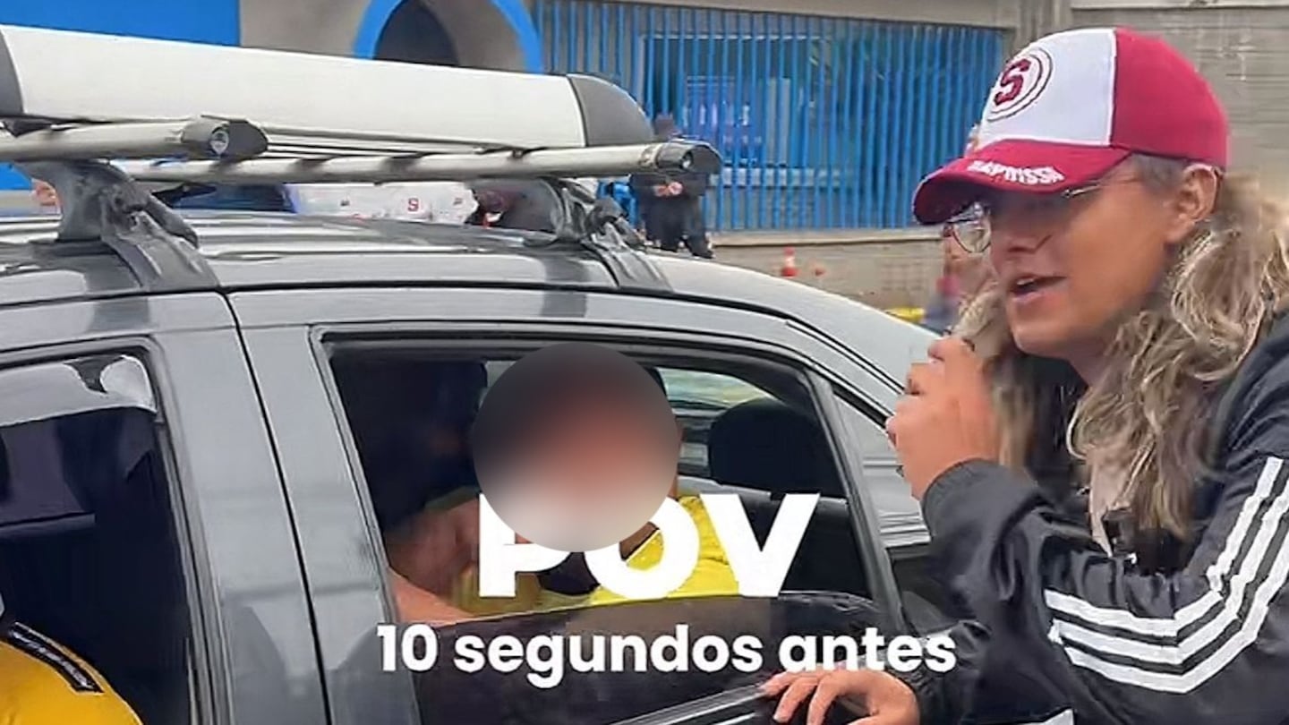 Influencer se acercó a un carro cerca del Estadio Saprissa y el chofer sufrió una situación que nadie desea: vea el insólito video