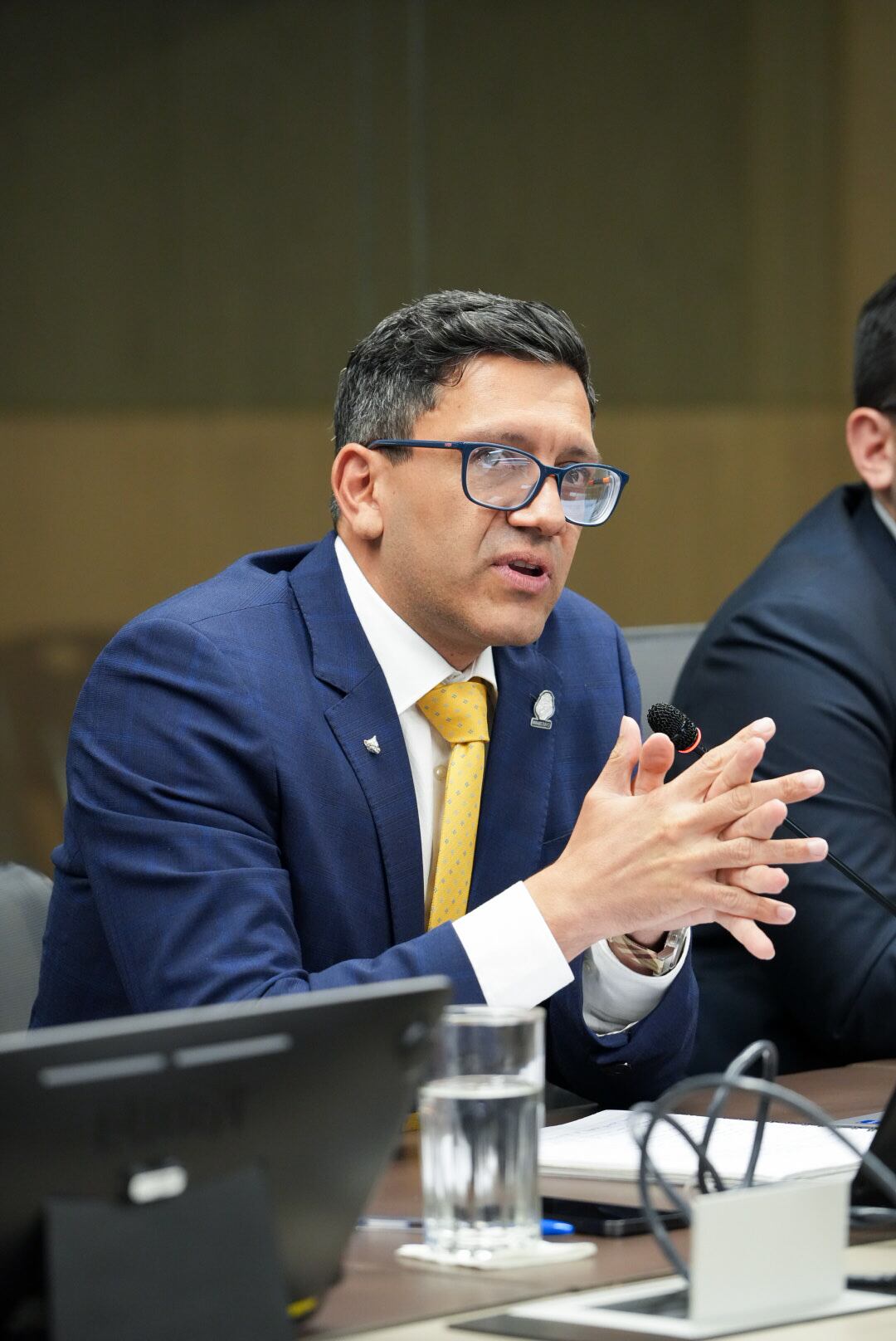 07/07/2025. Comisión de Infraestructura con el Ministro del MOPT Efraím Zeledón Leiva. Asamblea Legislativa, San José. Fotografía: Lilly Arce.