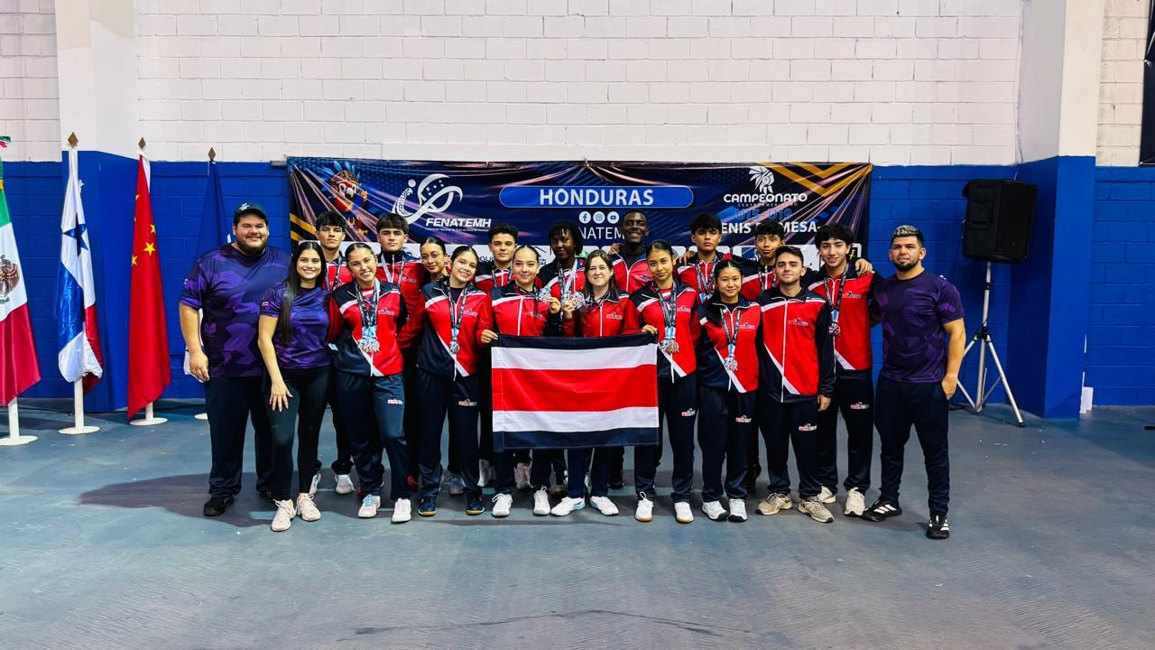 Tenis de mesa costarricense cosecha 13 medallas en el Campeonato Centroamericano