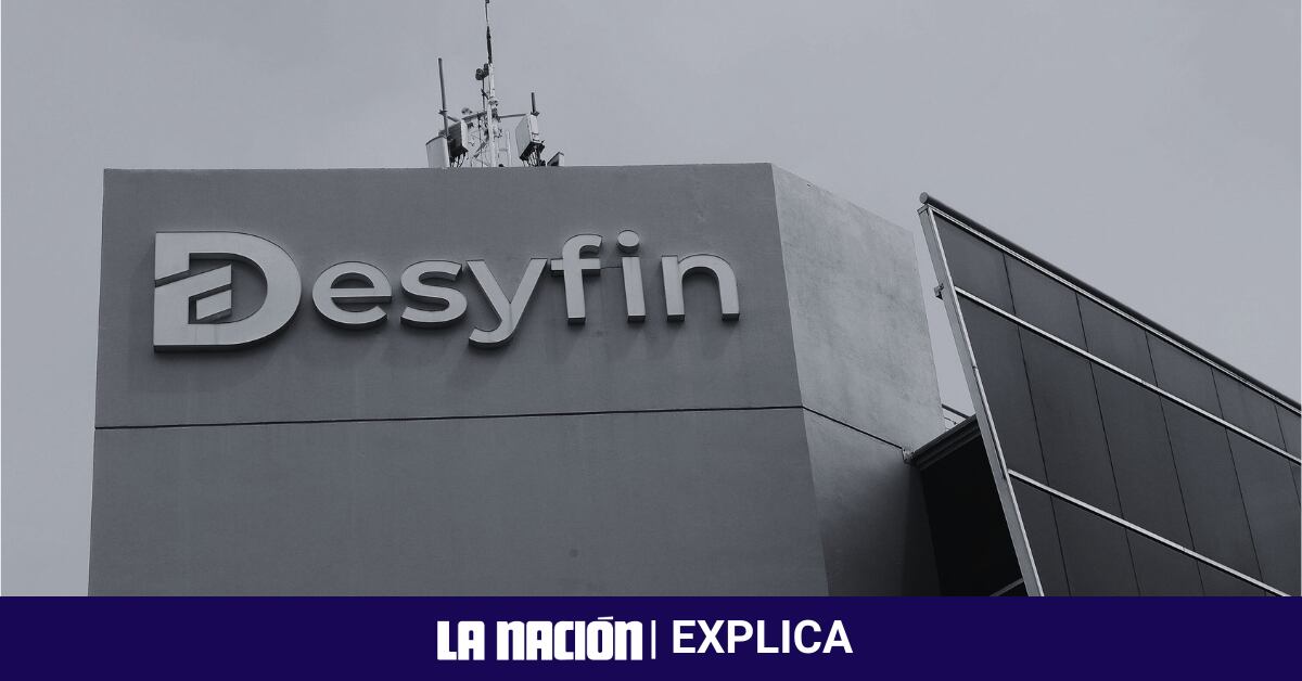 Edificio de la Financiera Desyfin con su logo en la fachada, entidad intervenida por el Conassif en agosto de 2024 debido a problemas financieros y administrativos.