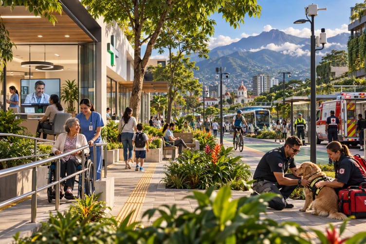 La ciudad debería tener todos los servicios de salud, transporte, economía y seguridad para que funcione.