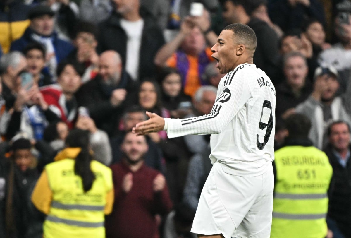 Kylian Mbappe fue la figura del Real Madrid en la victoria 4 a 1 contra Las Palmas.