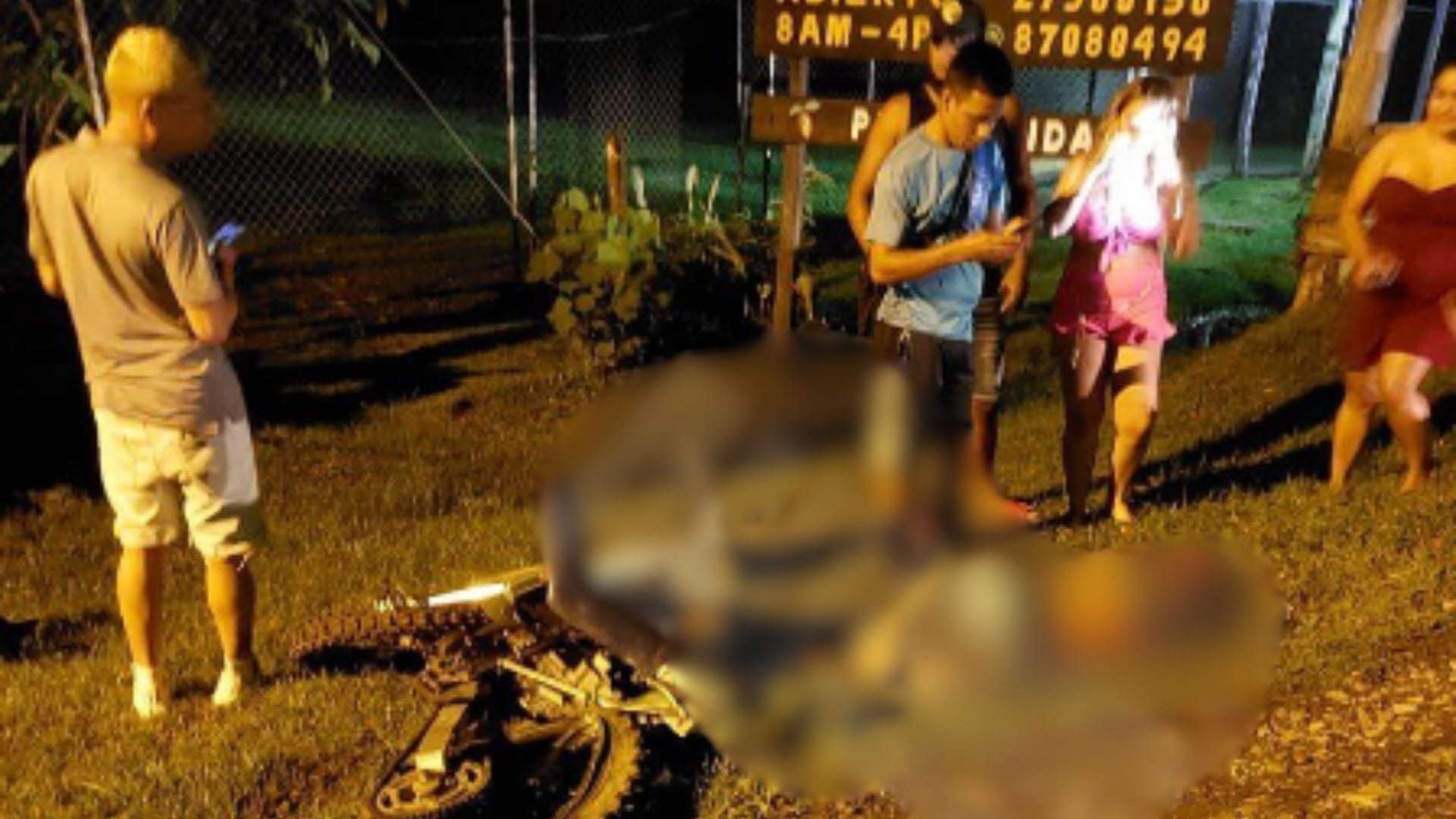 Otro accidente también se reportó durante la noche en Talamanca, donde falleció un motociclista.