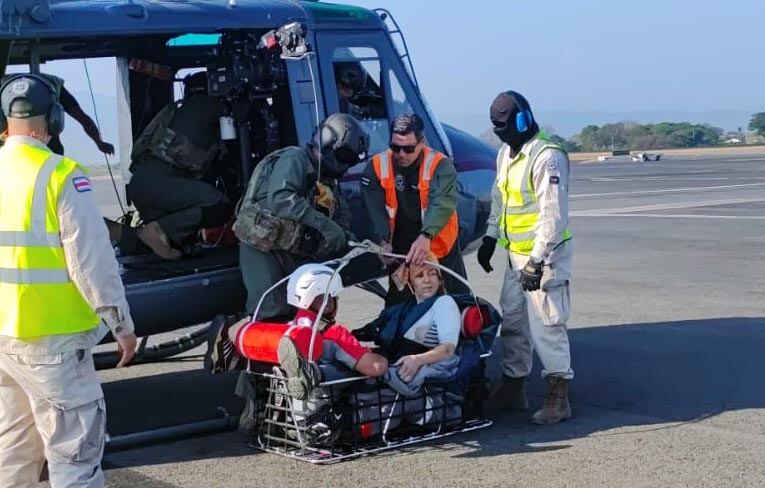 Rescate de turista Española_Foto MSP