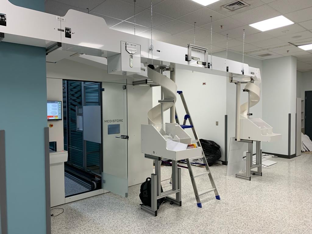 Nuevo Hospital Monseñor Sanabria de Puntarenas con 86% de avance. Prometen inauguración en primer semestre 2024. Foto: dic 2023.