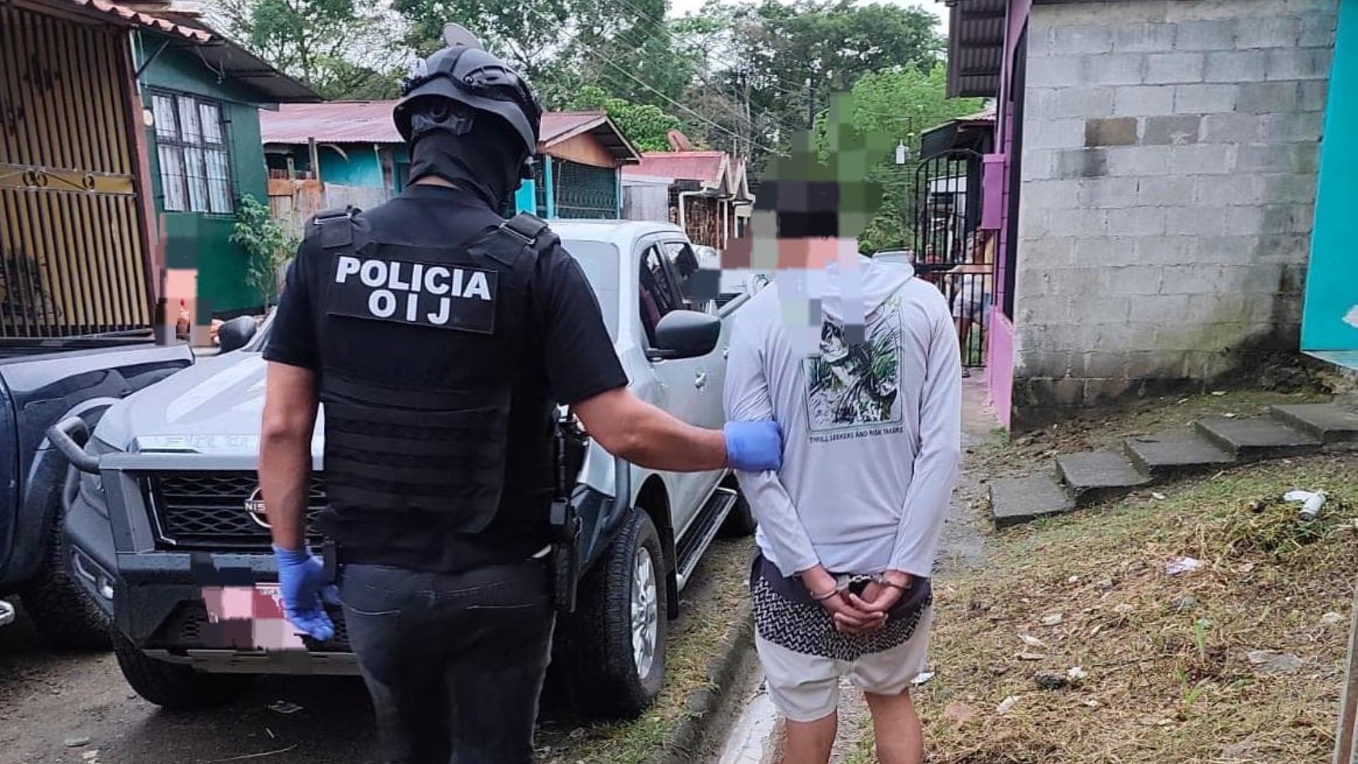 Ortiz, de 19 años, fue detenido en su vivienda en Limón 2000.