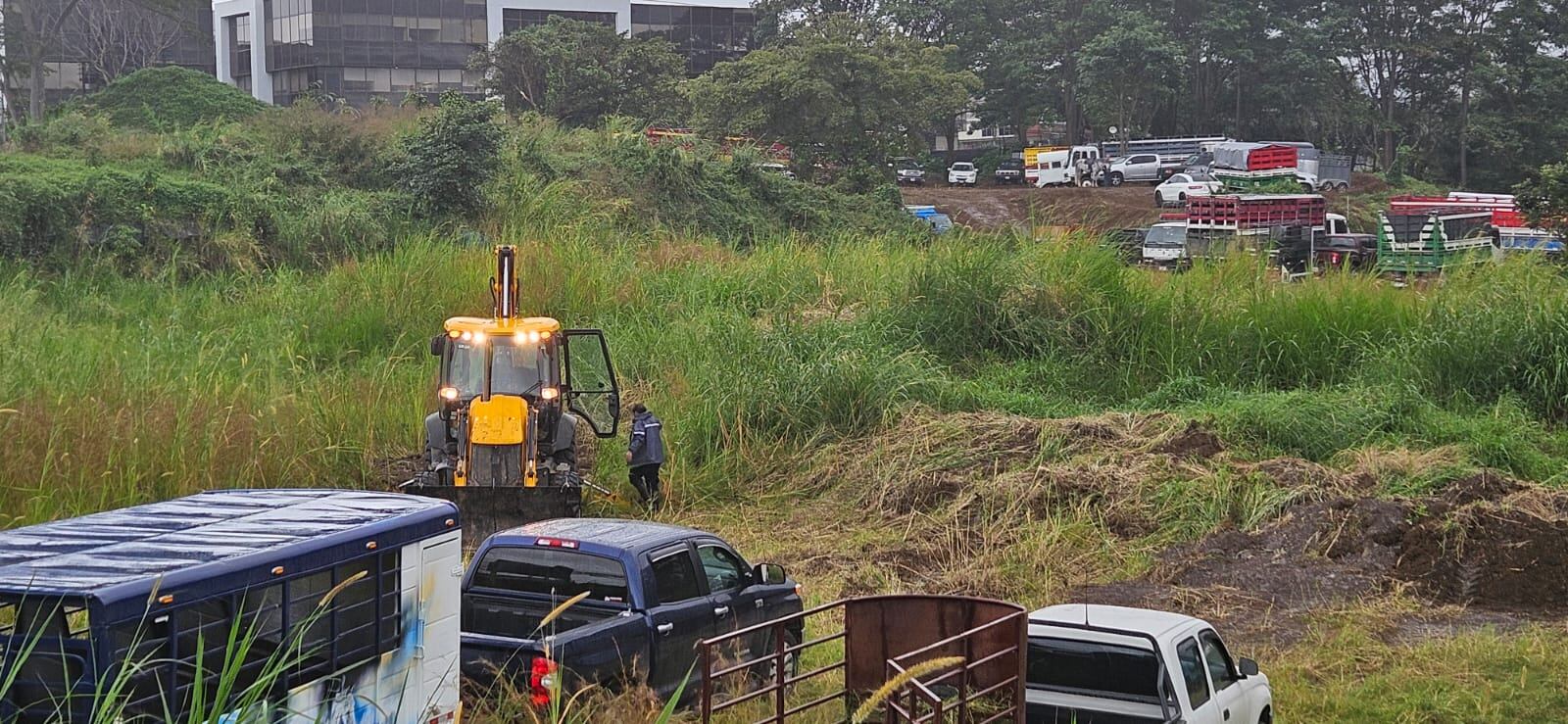 Lote con tractor y camiones