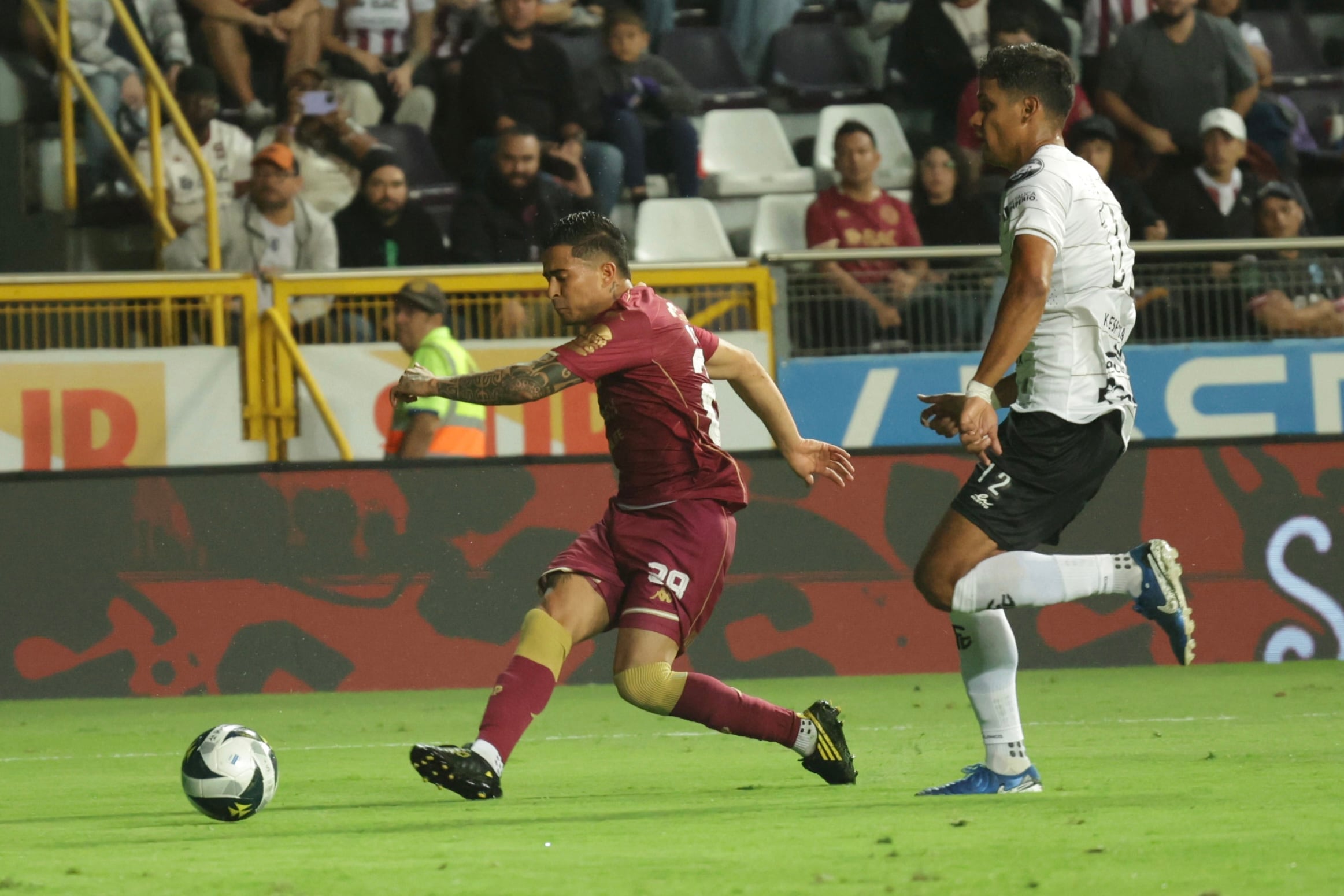 23/08/2025, San José, Estadio Ricardo Saprissa, partido de la jornada 5 del torneo de apertura 2025 entre el Deportivo Saprissa y Sporting