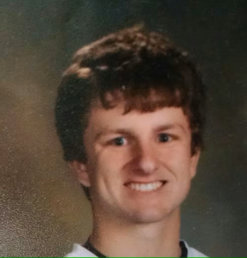 Derek antes del accidente que provocó su innovador trasplante de rostro.