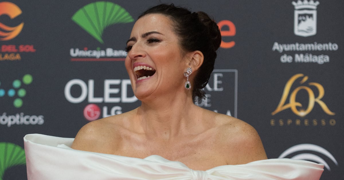 Actriz y humorista Silvia Abril desató la polémica en los Premios Goya.