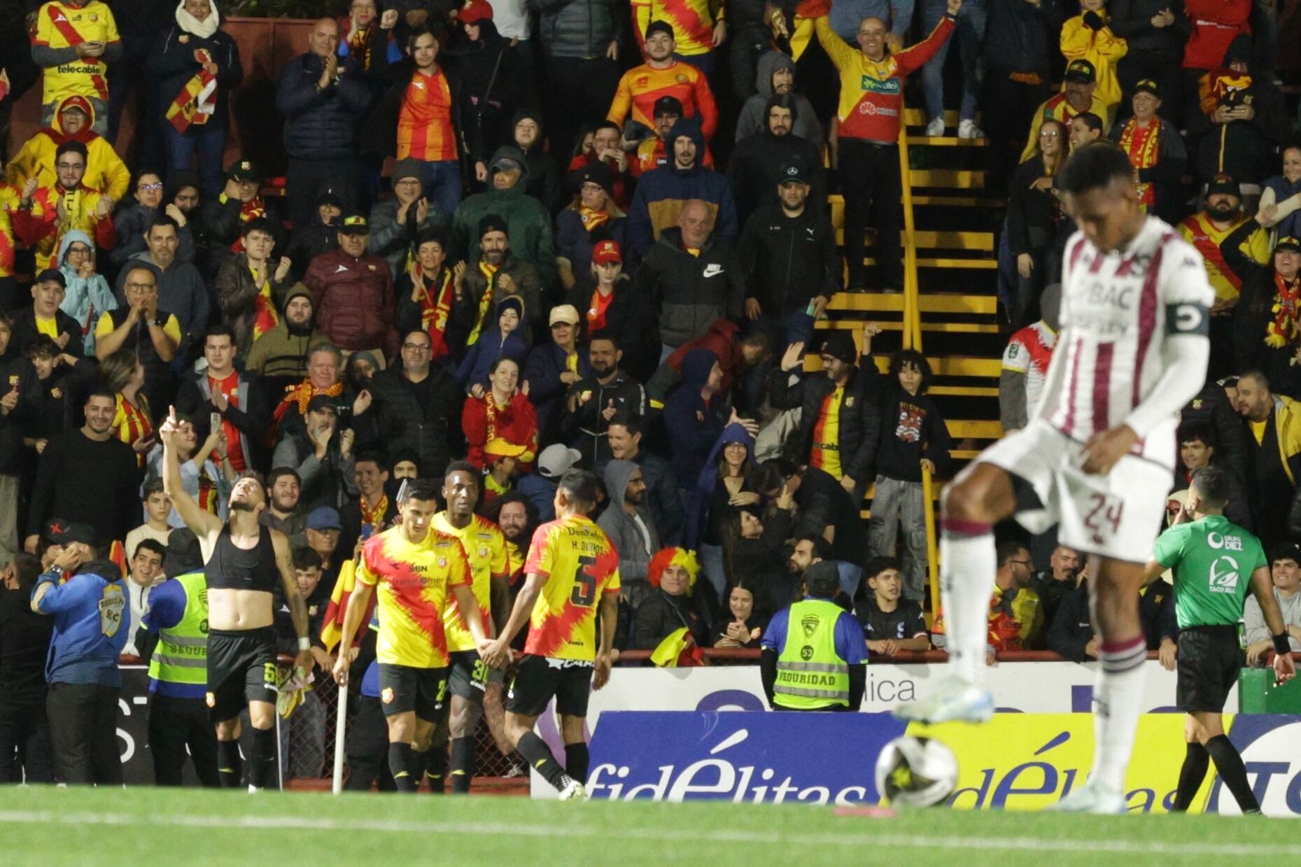 25/01/2024, Heredia, Estadio Carlos Alvarado, partido de la jornada 5 del torneo de clausura 2025 entre el Club Sport Herediano y el Deportivo Saprissa.
