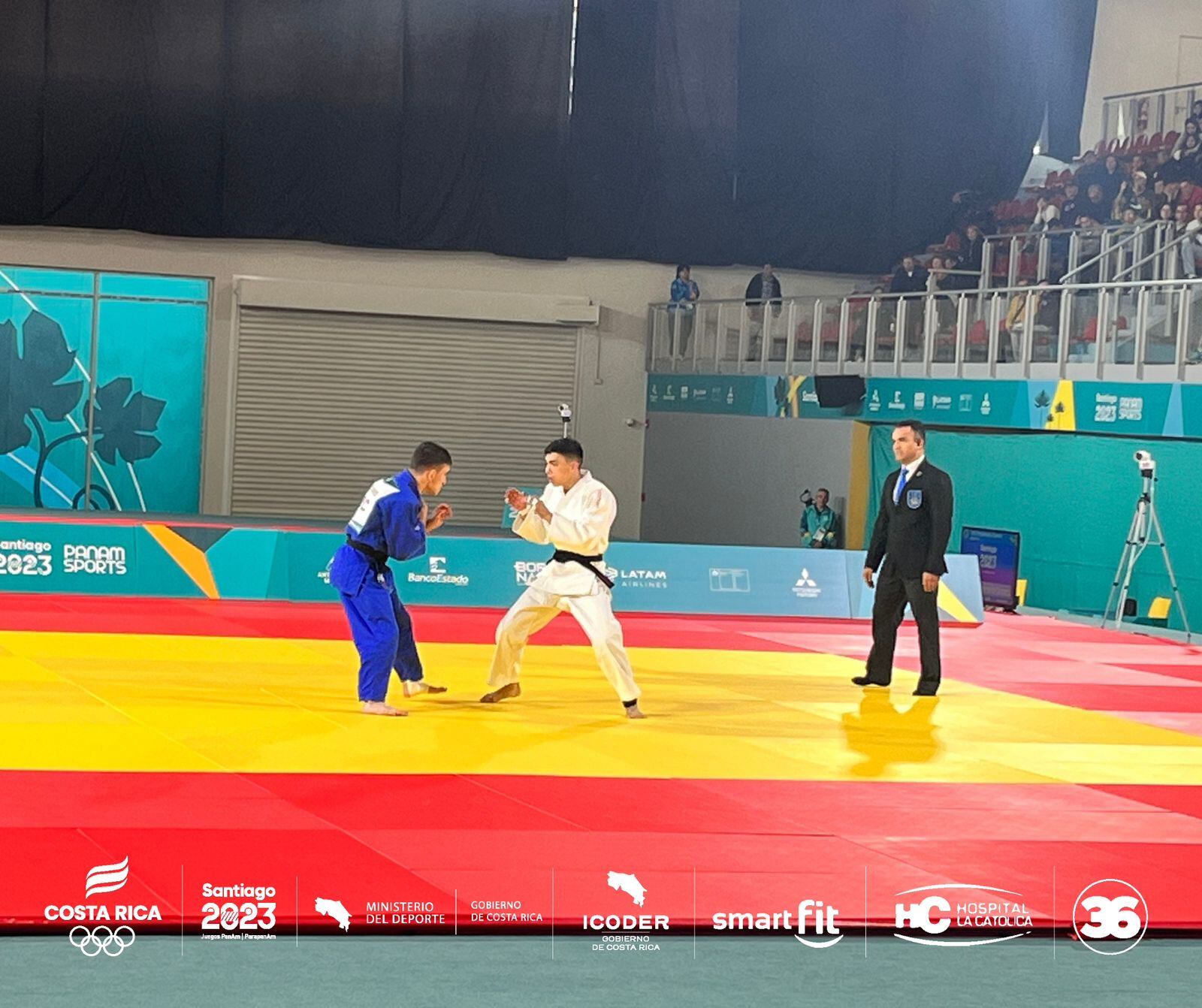 Sebastián Sancho disputó el bronce con el mexicano Arath Juárez. Fotografía: CON