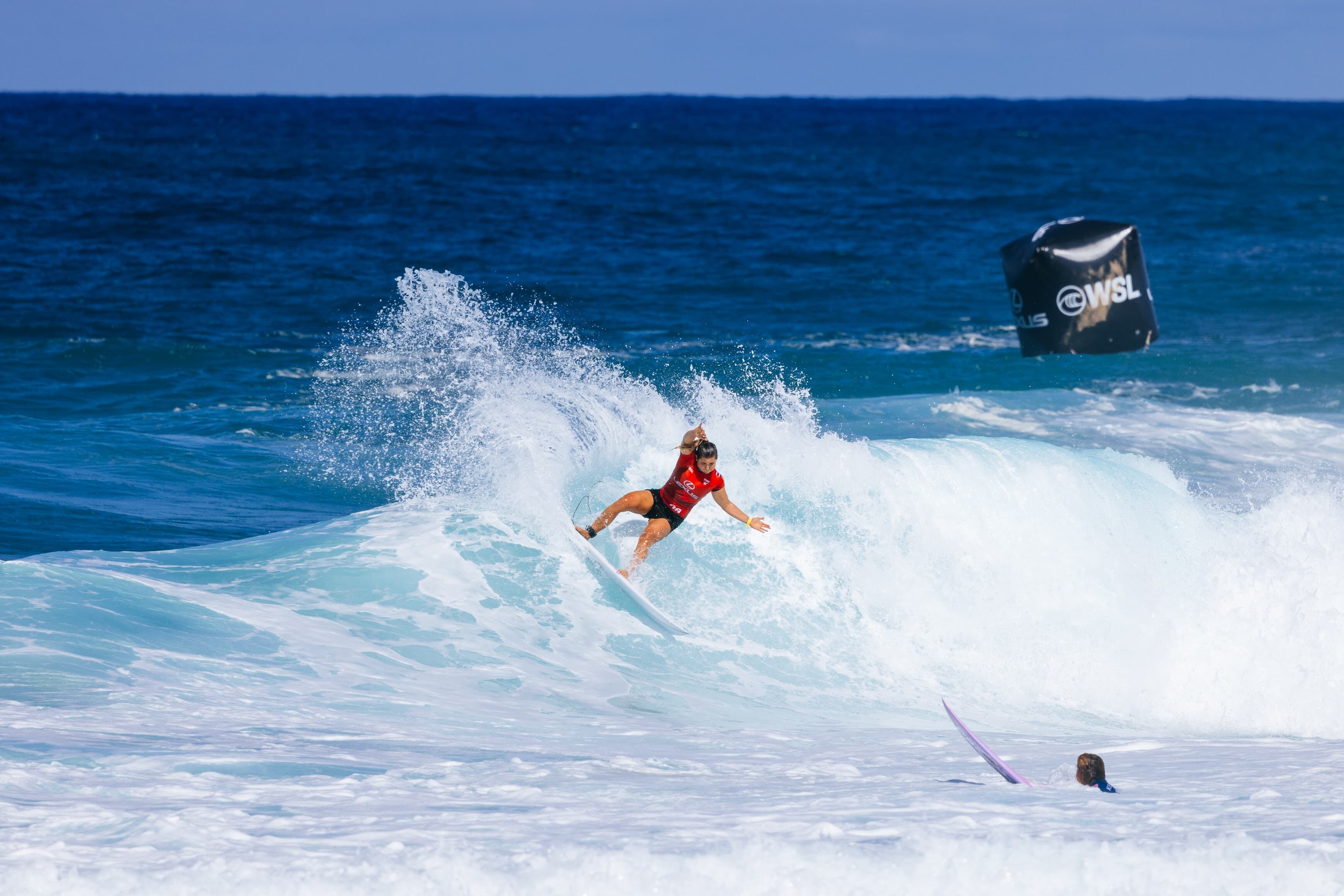 Brisa Hennessy
Tour Mundial 2025
Primera fecha: Lexus Pipe Pro, Hawái
5 de enero del 2025
Cortesía: World Surf League
