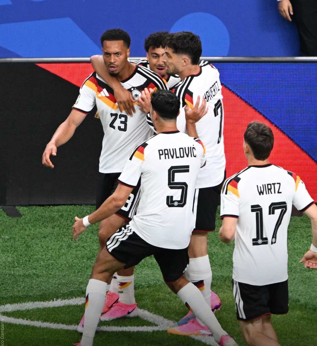 Alemania no tuvo piedad y goleó 7-1 a Curazao.