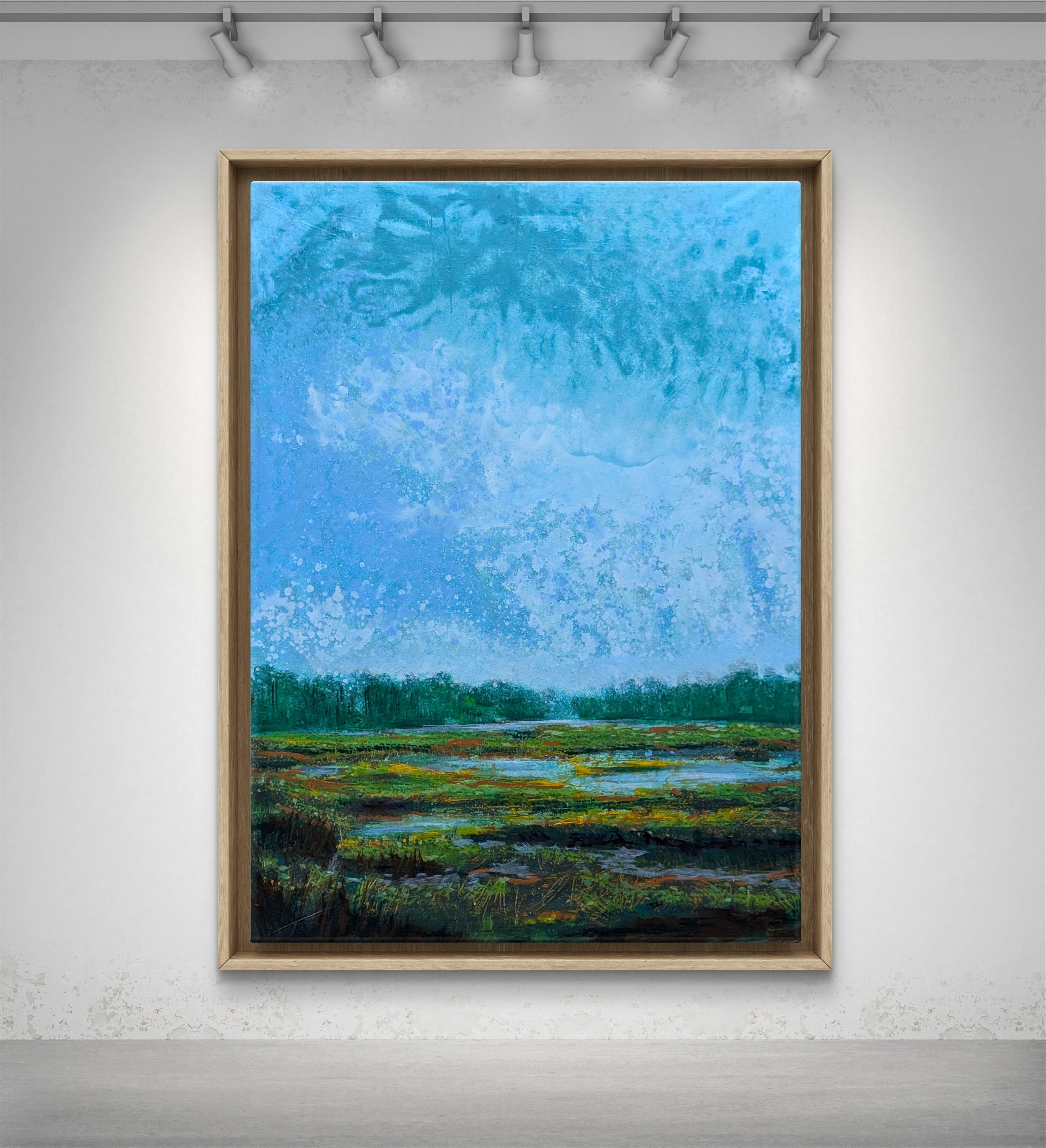 'Cielo y humedal' es obra de Alejandro Villalobos.