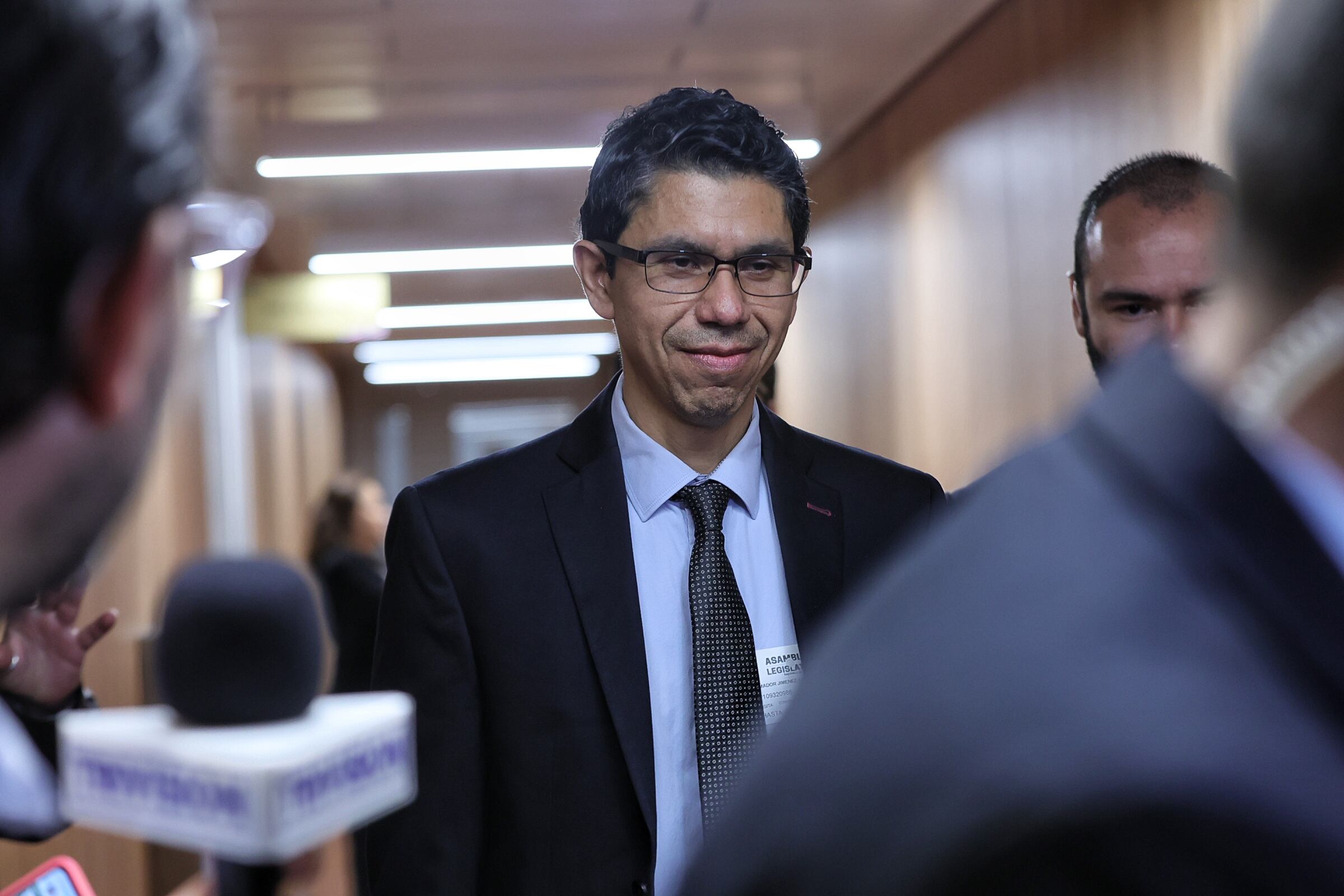 Luis Amador comparece ante diputados de la Asamblea Legislativa por tel Dekra / Foto John Durán