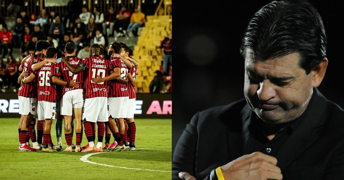 A José Saturnino Cardozo le dio gusto reencontrarse con un jugador que hoy forma parte de Liga Deportiva Alajuelense.