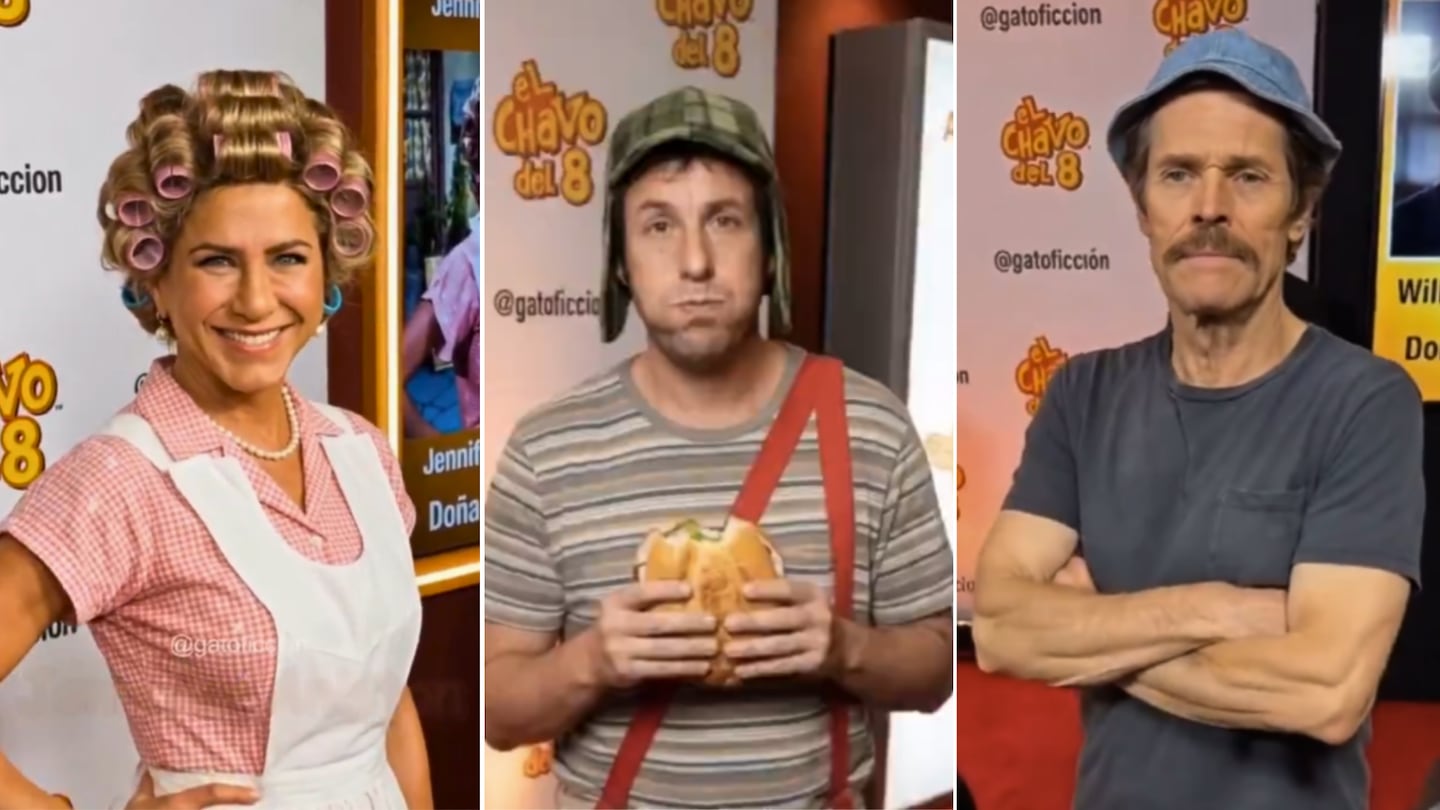 Video de inteligencia artificial imagina a Adam Sandler y Jennifer Aniston en ‘El Chavo del 8’ y causa furor en redes