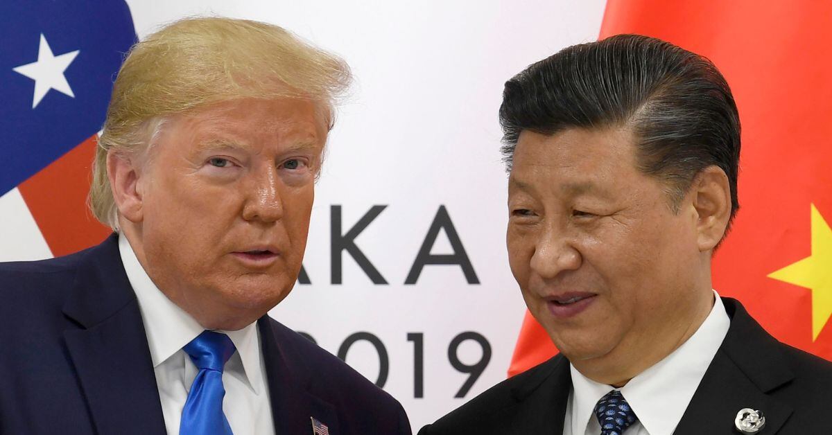 En la imagen, Donald Trump, presidente de EE. UU. y Xi Jinping, presidente de China.